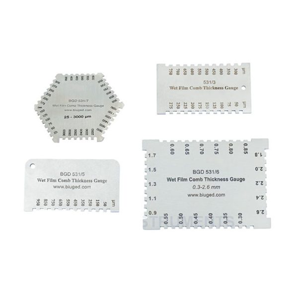 BGD 531 Wet Film Comb Thickness Gauges